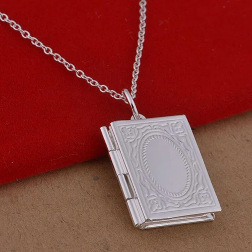 Новинка Мужская и женская модная книга фото медальон Кулон из бисера цепи