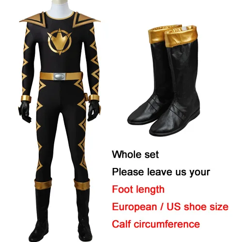 Bakuryuu sentai abaranger AbareBlack, костюм для косплея, костюмы на Хэллоуин, черный комбинезон, костюм для косплея - Цвет: Whole set