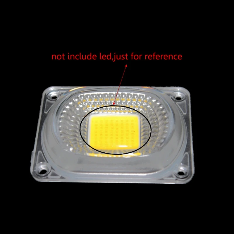 LED Lens Reflector For COB Lamps PC lens+Reflector+Silicone Ring Cover shade | Инструменты