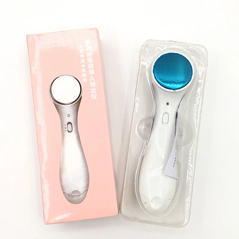 Электрический Ионный Очиститель для лица, для умывания лица, ионный многофункциональный инструмент для красоты, массажер для лица против морщин