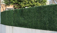 exellent 2 4m x 2 4m wedding grass mat artificial boxwood foliage hedge wall panels flower wall home and garden decoation