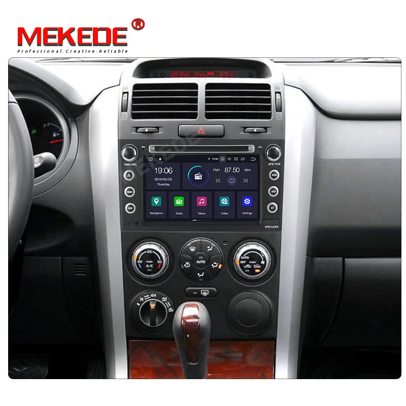 MEKEDE Android 9 0 IPS DSP Автомобильный GPS навигатор dvd плеер для Suzuki Vitra с RDS DAB + DVR Бесплатная