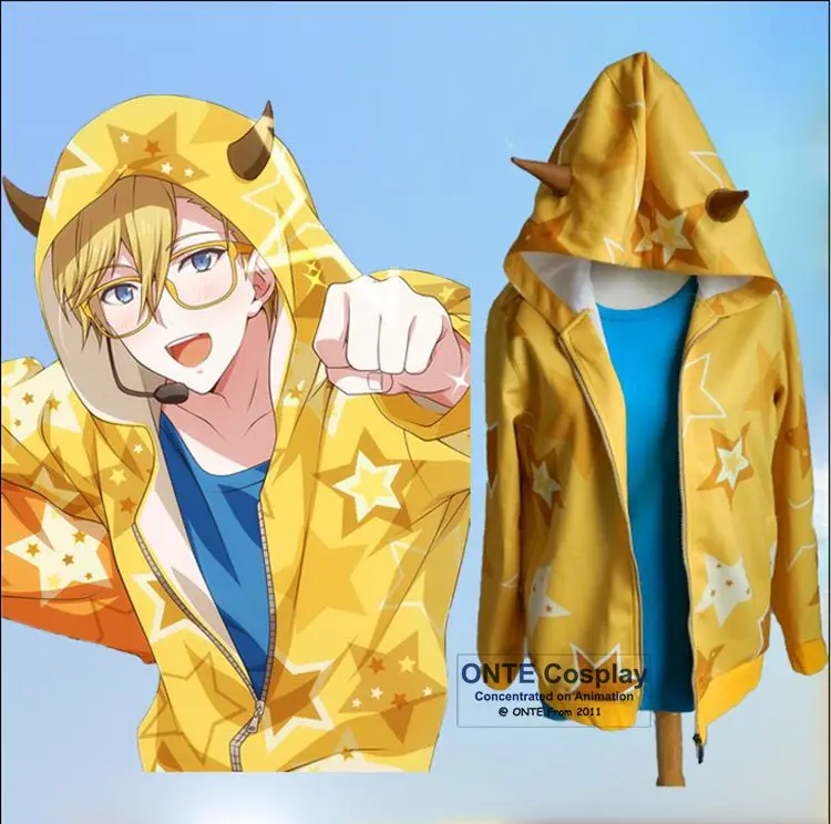 Аниме IDOLiSH7 триггер Косплей костюмы Mitsuki пальто бренда Izumi Nananse Riku толстовки Nikaidou Yamato верхняя одежда с капюшоном