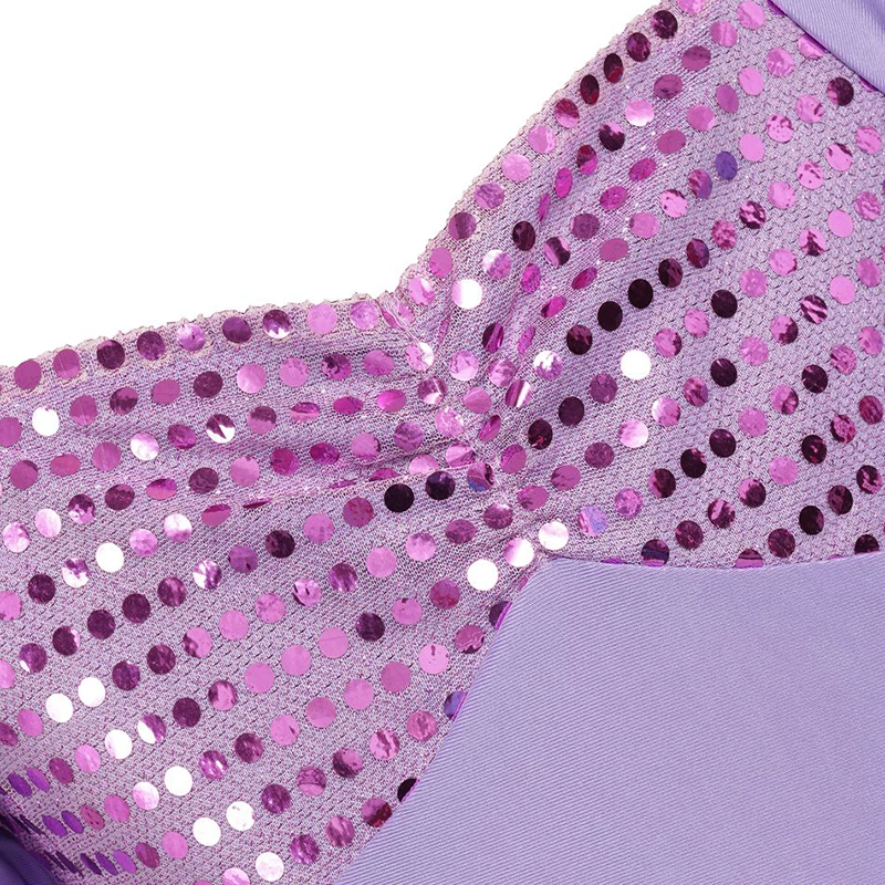 Little Girls Mermaid Dress Children Princess Arier Cosplay Costume Kids Carnival Halloween Birthday Party Fancy Sequined | Детская