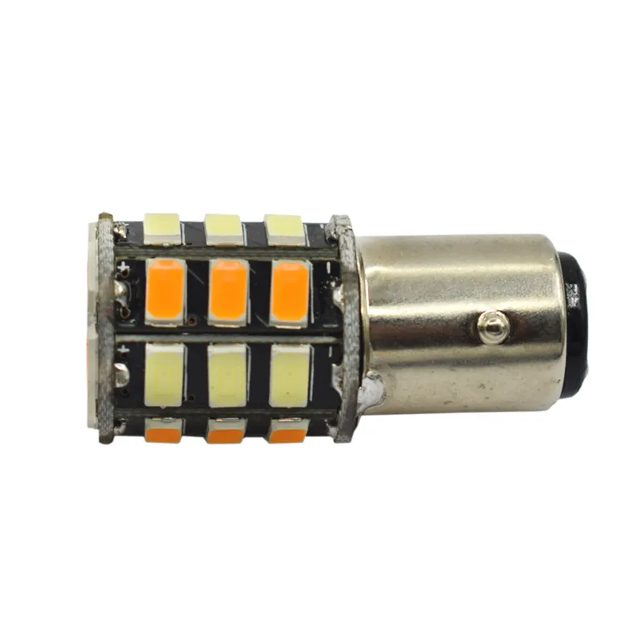 Светодиодный стоп светильник 2 шт. 1157 5630 33SMD BAY15D Янтарный/белый 33 светодиодный s S25