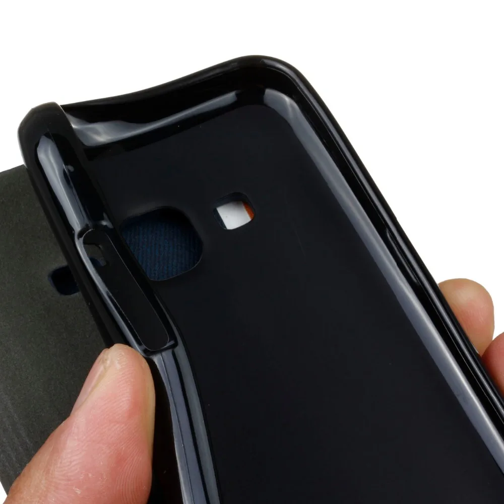 Для Samsung Galaxy J3 случае высокое качество кошелек Флип кожаный чехол телефона для 2016