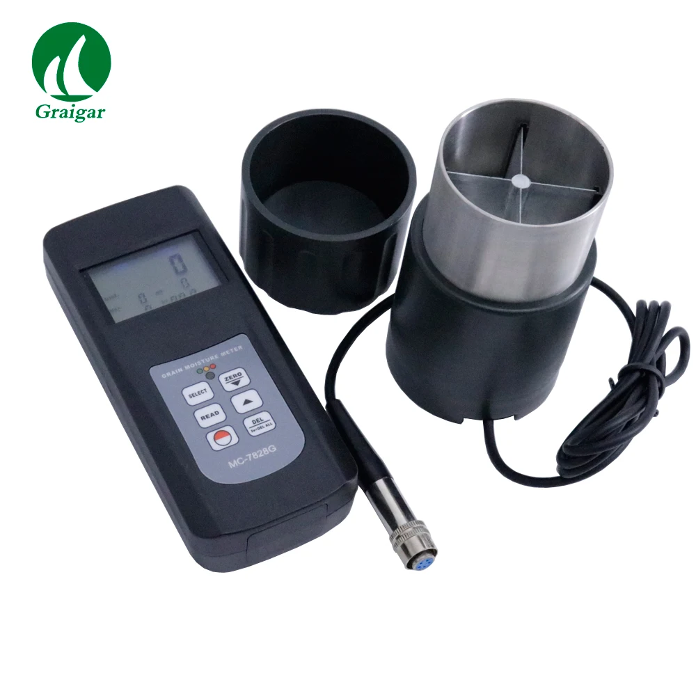 MC7828G Grain Moisture Meter Cup Type Digital Tester Can Measure 22 Kinds Grains Store 240 Groups of Measurements | Инструменты