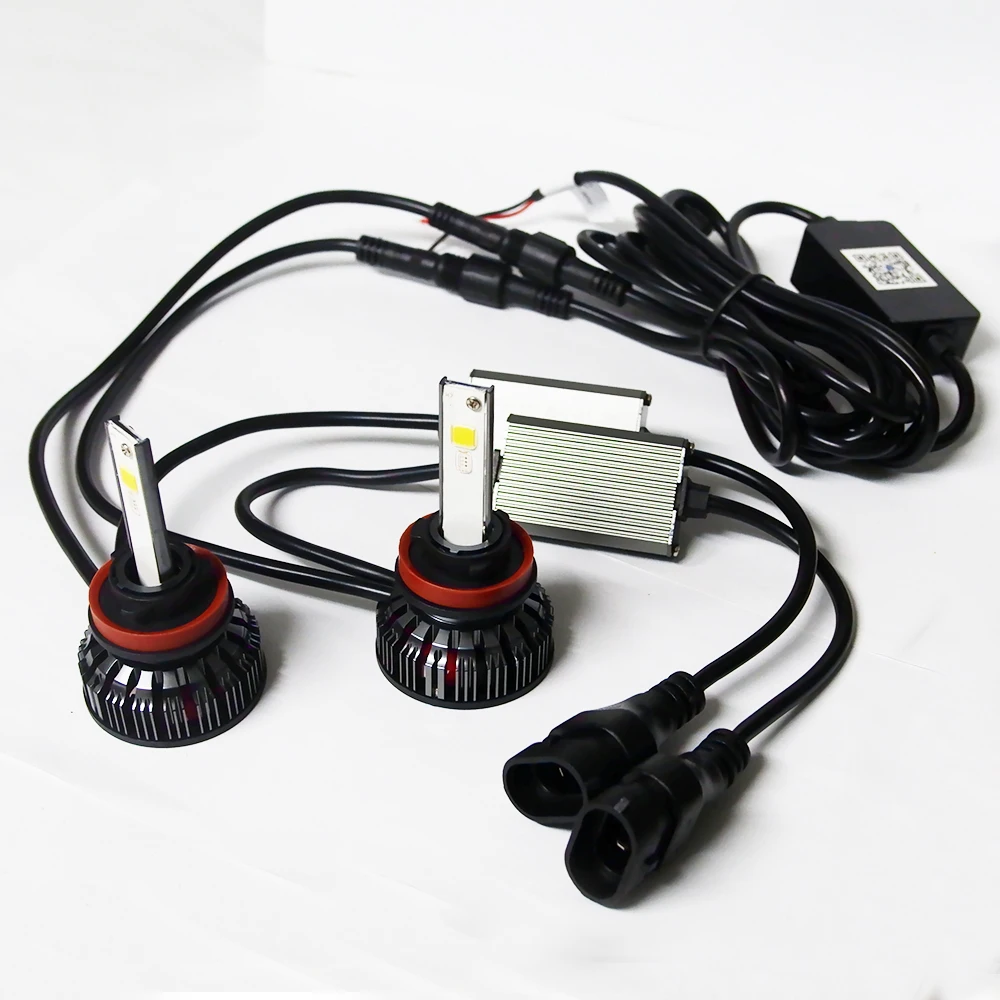 2x Новый светодиодный 6000 К автомобильный головной светильник s RGB Bluetooth управление