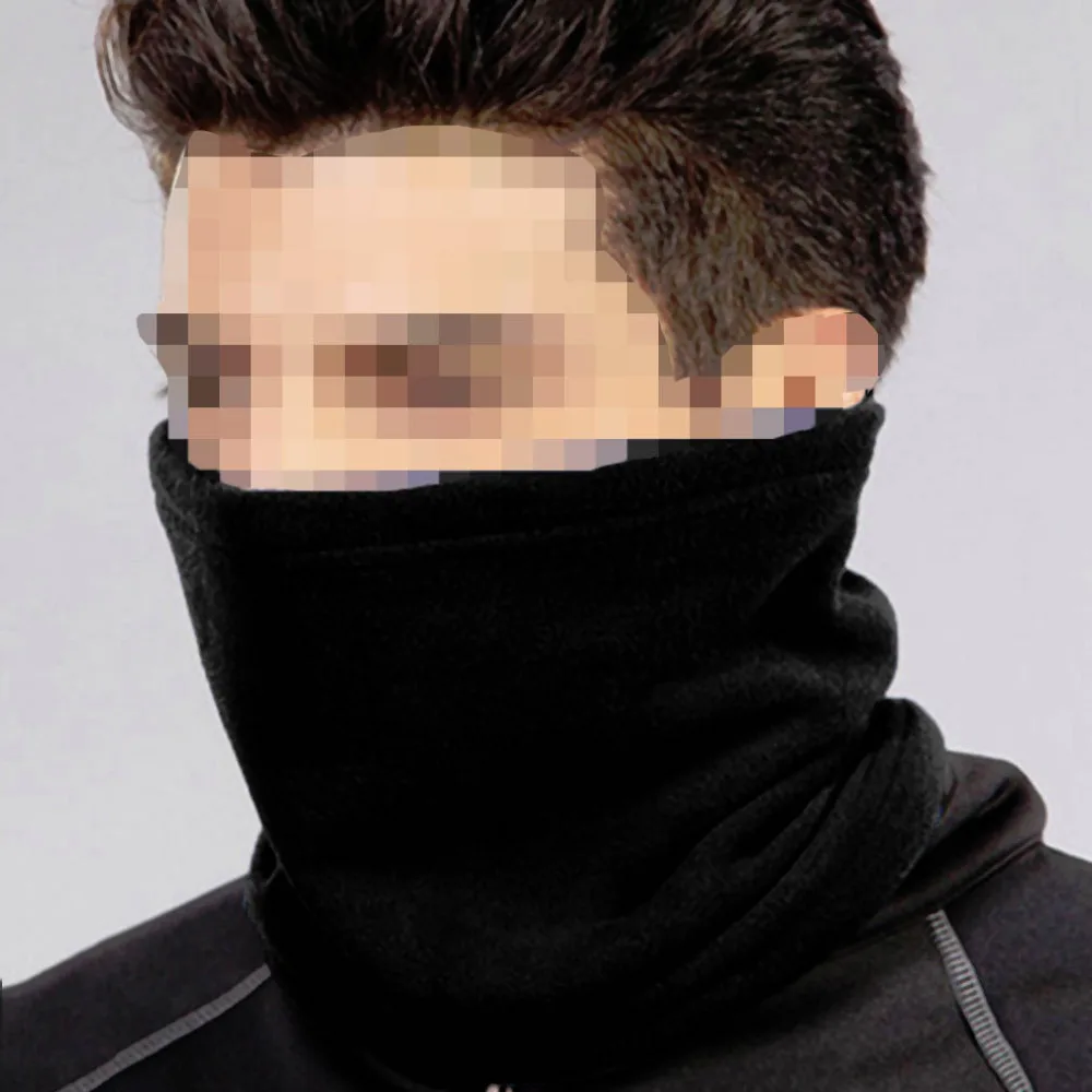 Зимний утепленный велосипедный шарф теплая маска для лица мужчин и женщин шапка