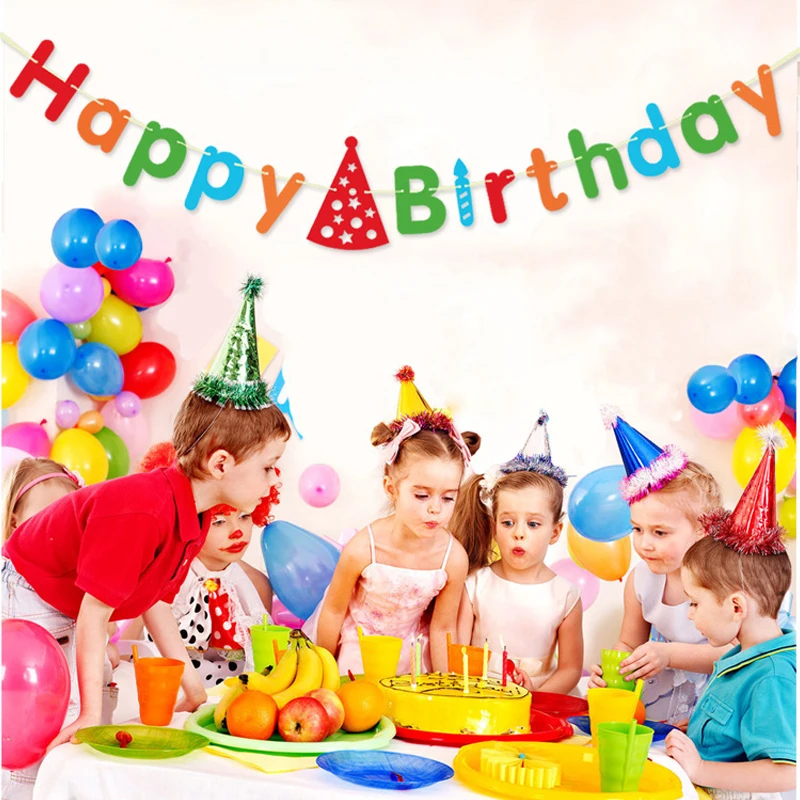 Набор шаров с надписью happy birthday | Дом и сад