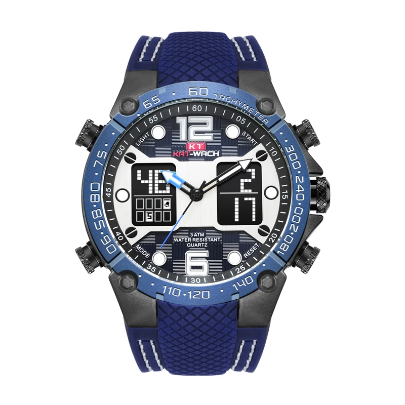 Часы мужские спортивные светодиодные цифровые армейские силиконовые кварцевые