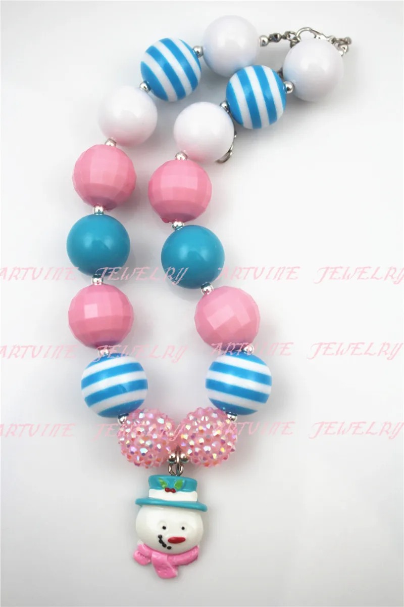 Ожерелье для девочек 2 шт. рождественское ожерелье девочек|chunky necklace|girls necklacenecklace