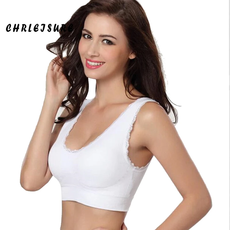 CHRLEISURE, 7 цветов, S-XL, женский бюстгальтер, большой размер, кружевной бесшовный бюстгальтер, мягкий бюстгальтер, бюстгальтер для тренировок, женский бюстгальтер