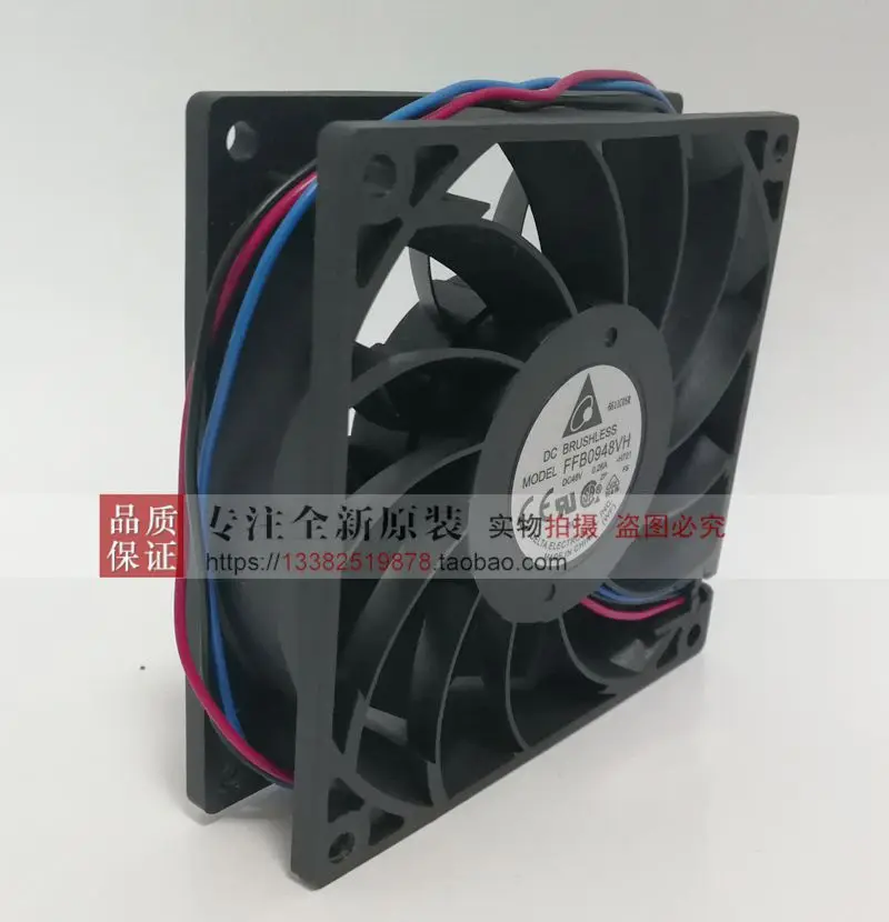 Новый Дельта FFB0948VH 9025 48V 0.26A 9 см вентилятор охлаждения