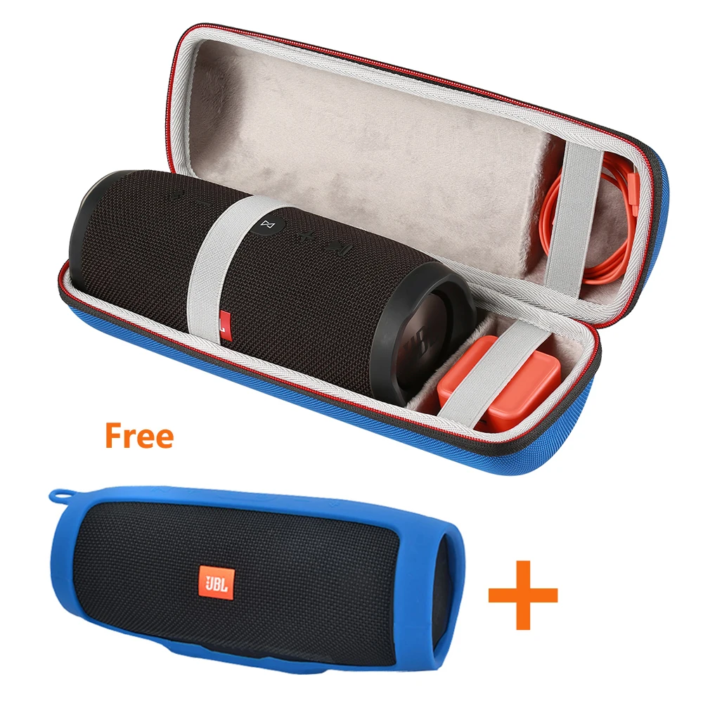 2 в 1 EVA жесткий чехол для хранения на молнии + Мягкий силиконовый кошелек JBL Charge3