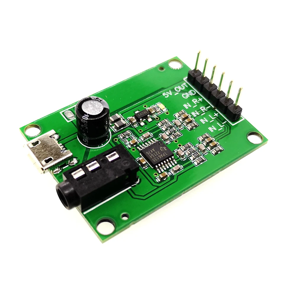 DC USB 5 В TPA6138 модуль усилителя Мощность аудио Amplificador пластина вход в AUX одиночный 3