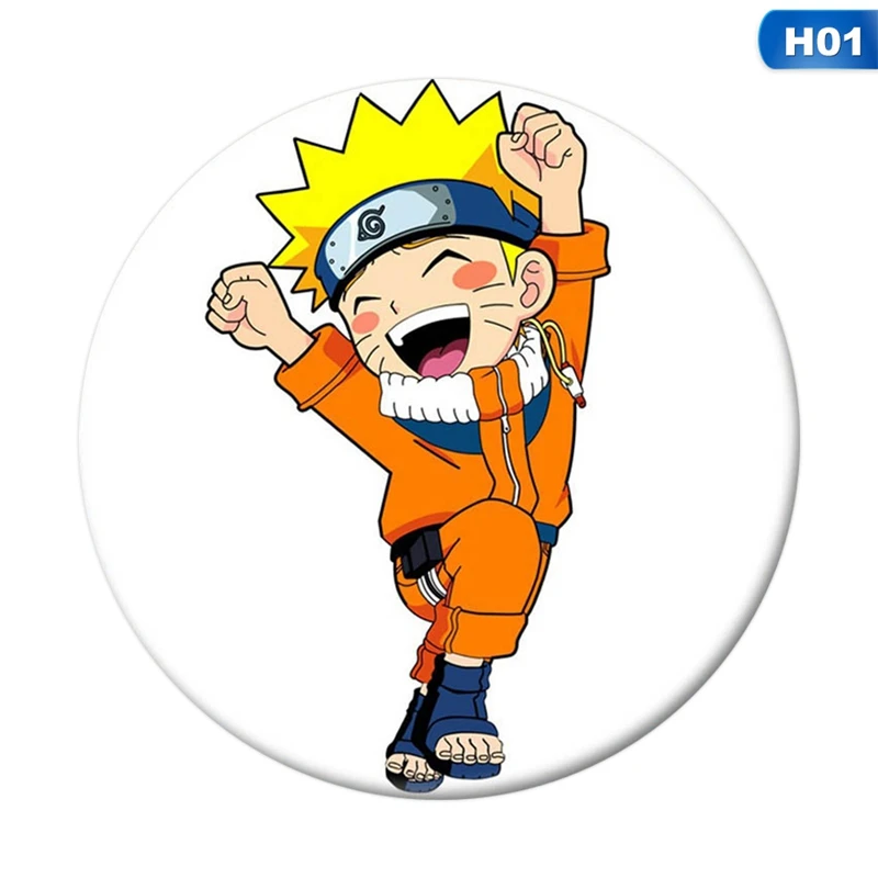 Нагрудный знак Косплэй аниме Гаара Uchiha SASUKE uzumaki костюм брошь пластиковый держатель - Цвет: 01