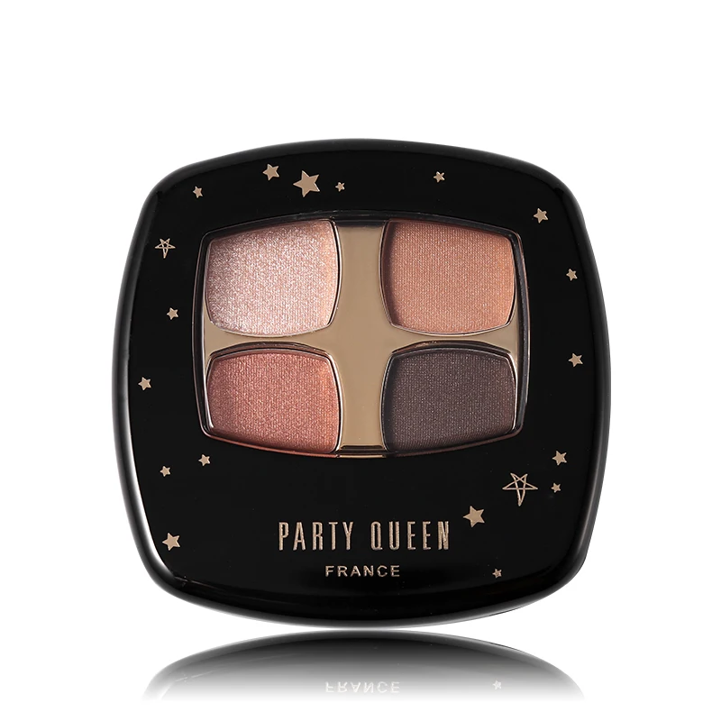 Вечерние королевские 4 цвета мерцающие матовые тени для век палитра глаз четыре