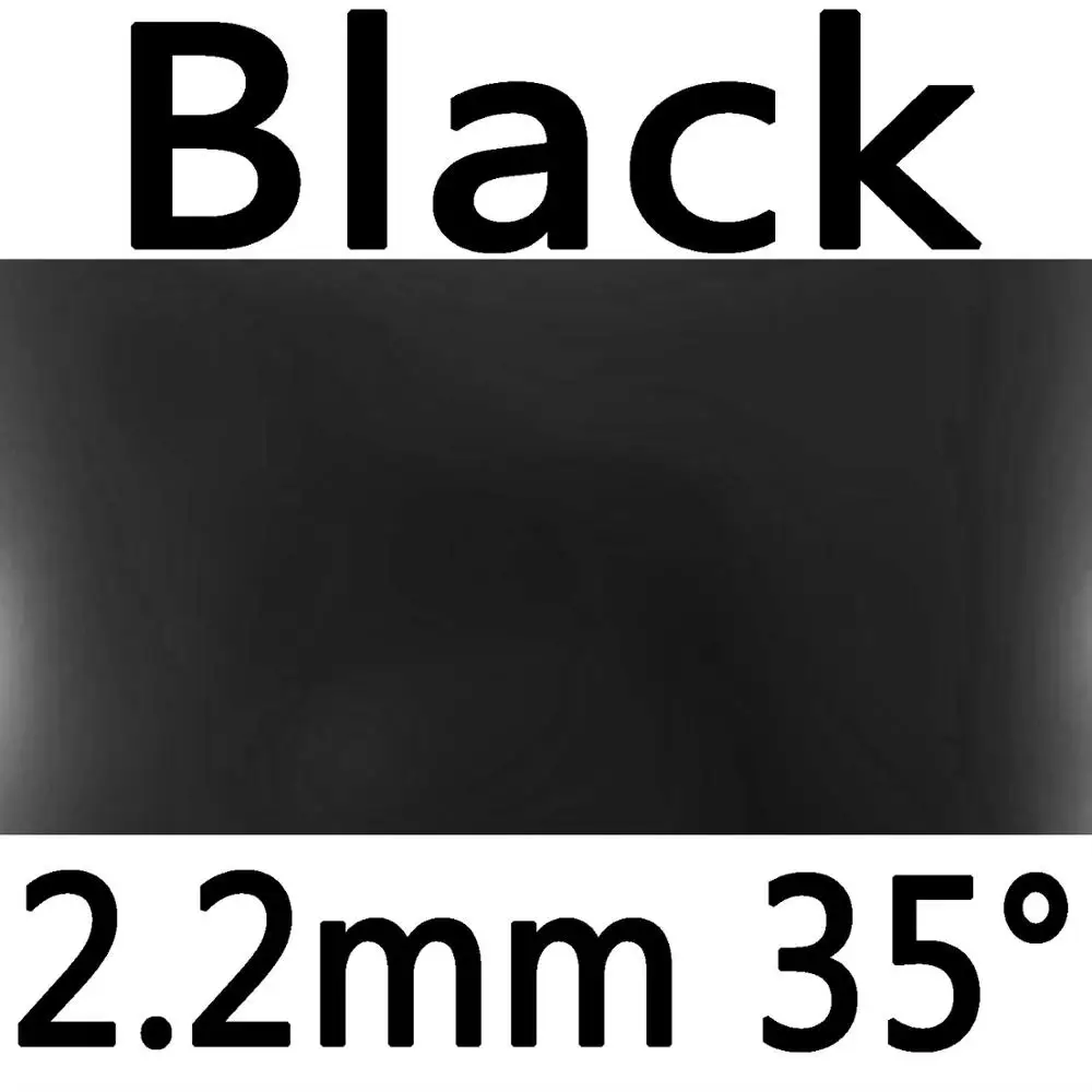 black 2.2mm H35 Новая синяя версия 61second Lightning DS Pro. Резина на ракетки для настольного тенниса из пупырчатой и с синим губчатым материалом - Цвет: black 2.2mm H35