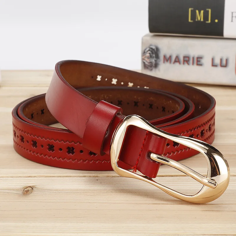 Новинка Модный женский ремень хит продаж пояс из натуральной коровьей кожи