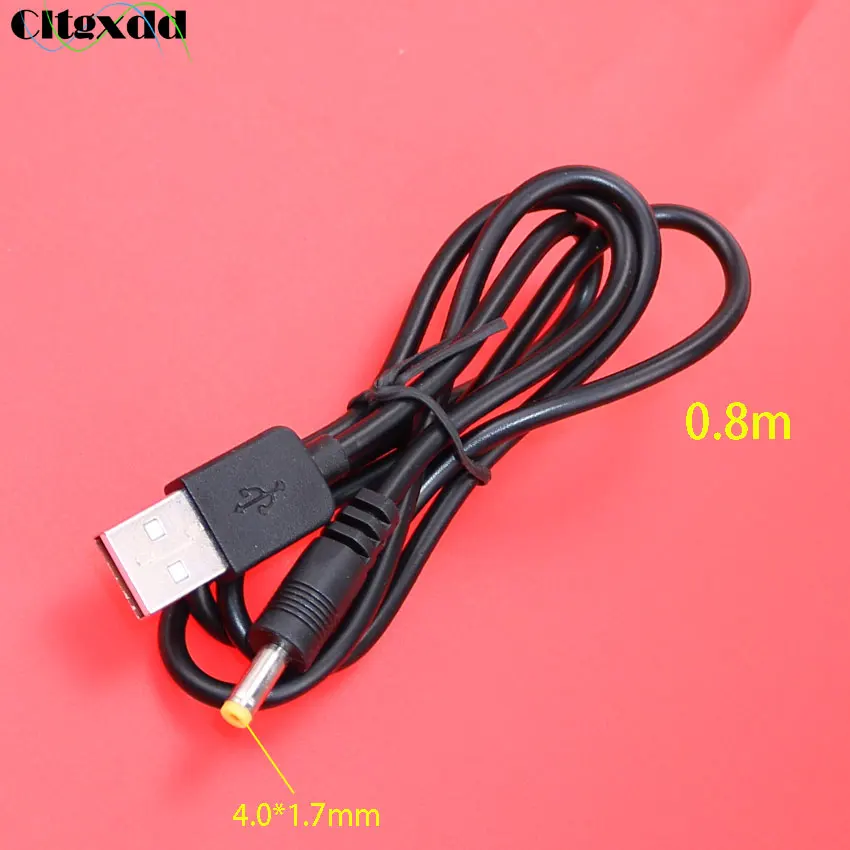Cltgxdd кабель питания постоянного тока USB порт для 2,0*0,6 мм 2,5*0,7 мм 3,5*1,35 мм 4,0*1,7 мм 5,5*2,1 мм 5 В DC баррель Jack разъем кабеля питания - Цвет: 4.0mm x 1.7mm