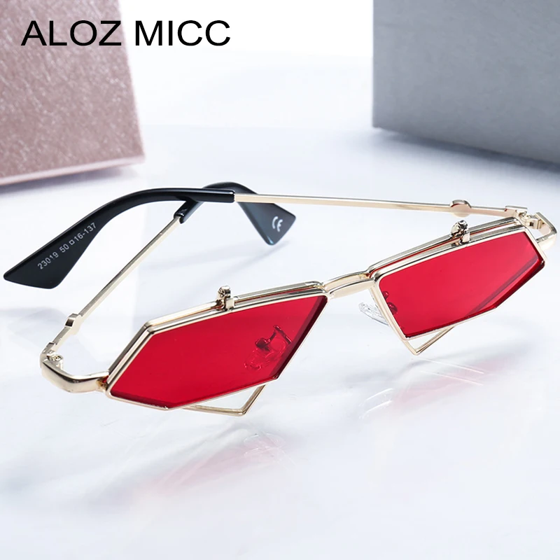 ALOZ MICC модные маленькие солнцезащитные очки в оправе для женщин 2018 Индивидуальные