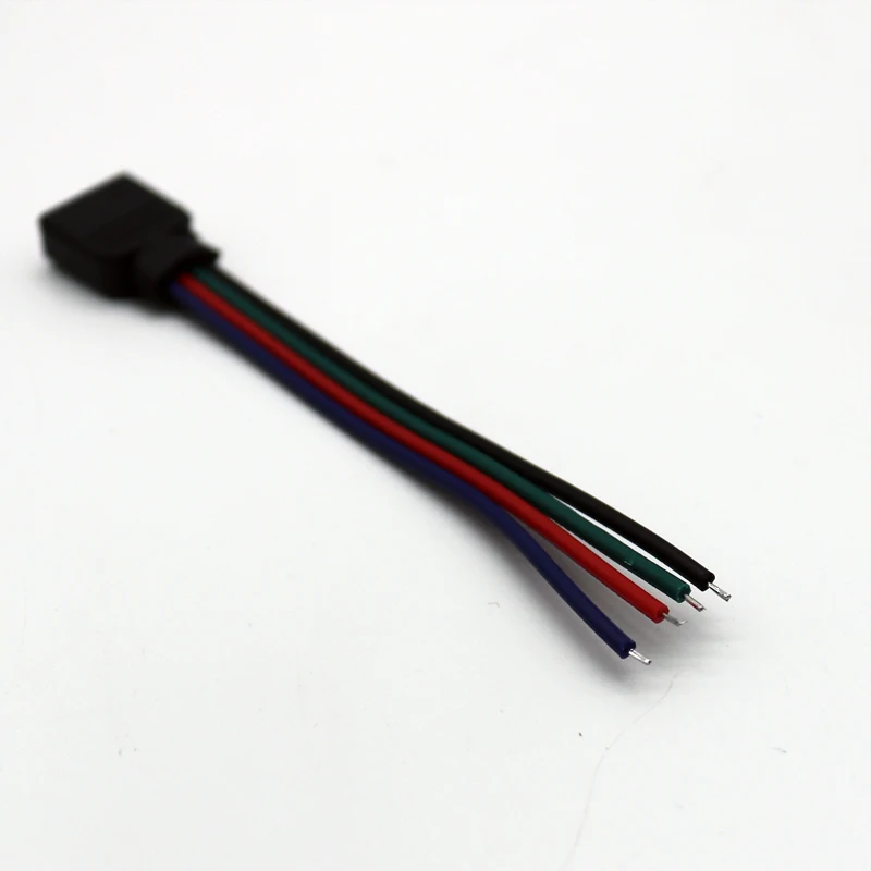 1 пара 4 контактный разъем RGB штекер и гнездо Соединительный кабель провод для 5050