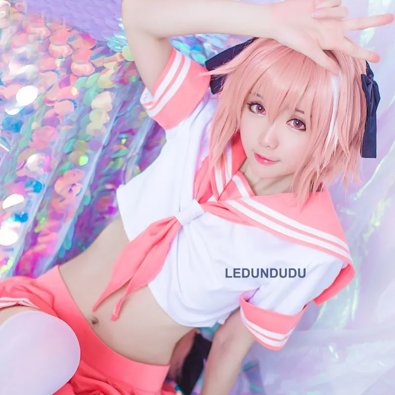 Fate/Grand Order Fate Apocrypha Rider Astolfo Косплей JK школьная форма костюм моряка женский