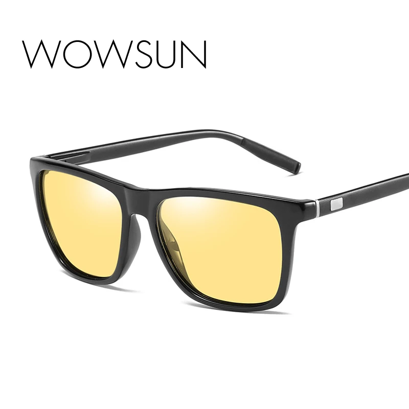 WOWSUN квадратные поляризованные солнцезащитные очки для женщин и мужчин