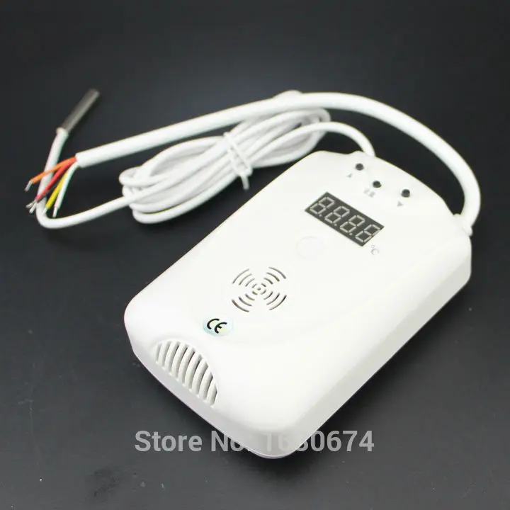 Бесплатная доставка! провод с регулируемой температурой детектор Светодиодный