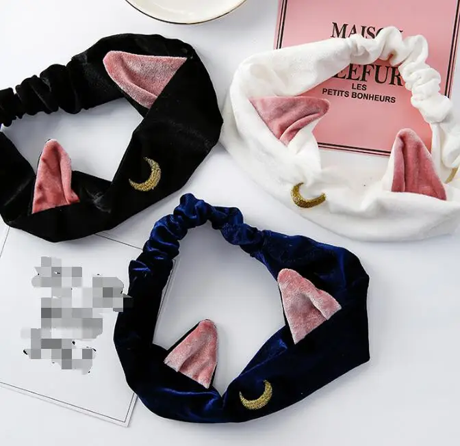 

100 pcs Headband Moon Artemis Inspired hair band, headband perfect for applying make up and washing your face