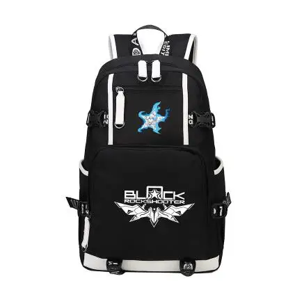 

Anime BLACK ROCK SHOOTER backpack Unisex men women BLACK ROCK SHOOTER student preppy style backpack