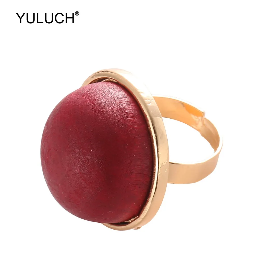 Женская Круглая Шапка YULUCH золотистые и черные кольца из сплава цинка ручной