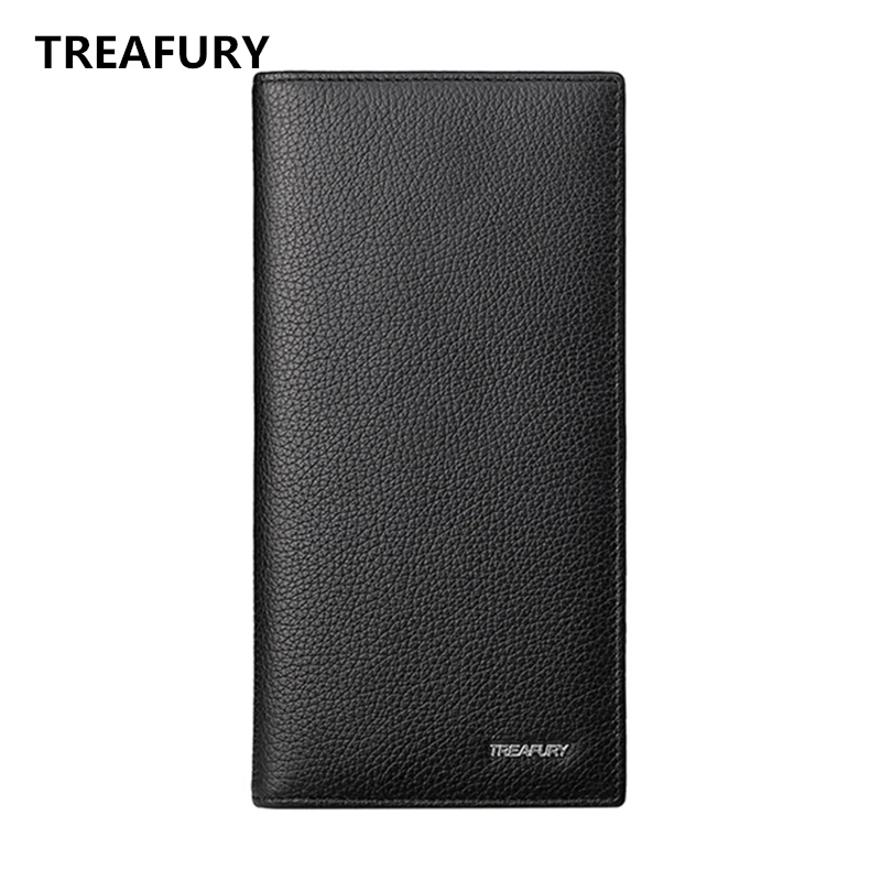 Мужской кошелек Treafury из натуральной кожи с отделением для карт|brand men wallet|fashion