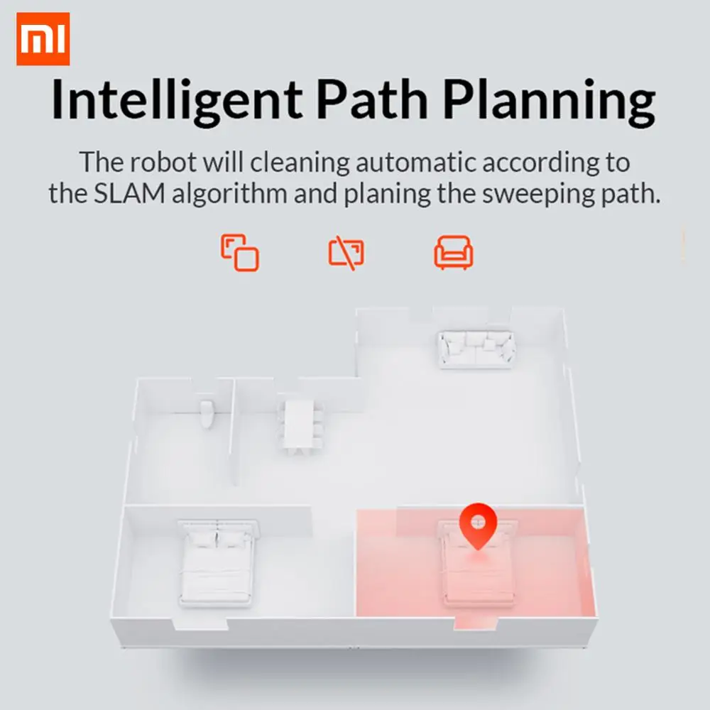 Робот-пылесос Xiao mi 1S mi для дома, автоматическая чистка пыли, стерилизация, Смарт-приложение mi jia и Голосовое управление Xiaoai