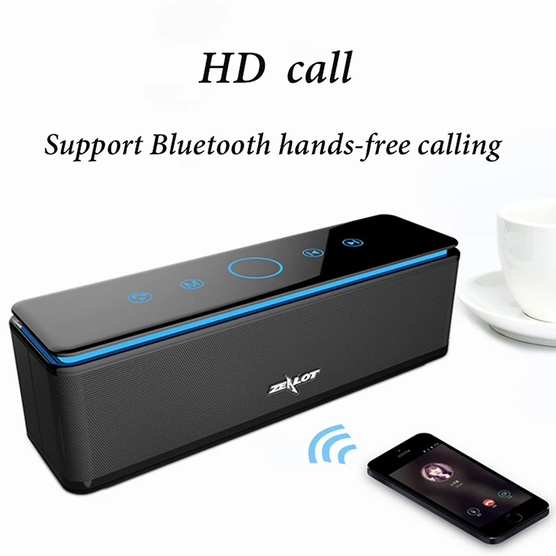 8000 мАч большая батарея сенсорная кнопка HIFI портативный Bluetooth мини беспроводной супер бас динамик сабвуфер стерео Саундбар с микрофоном USB