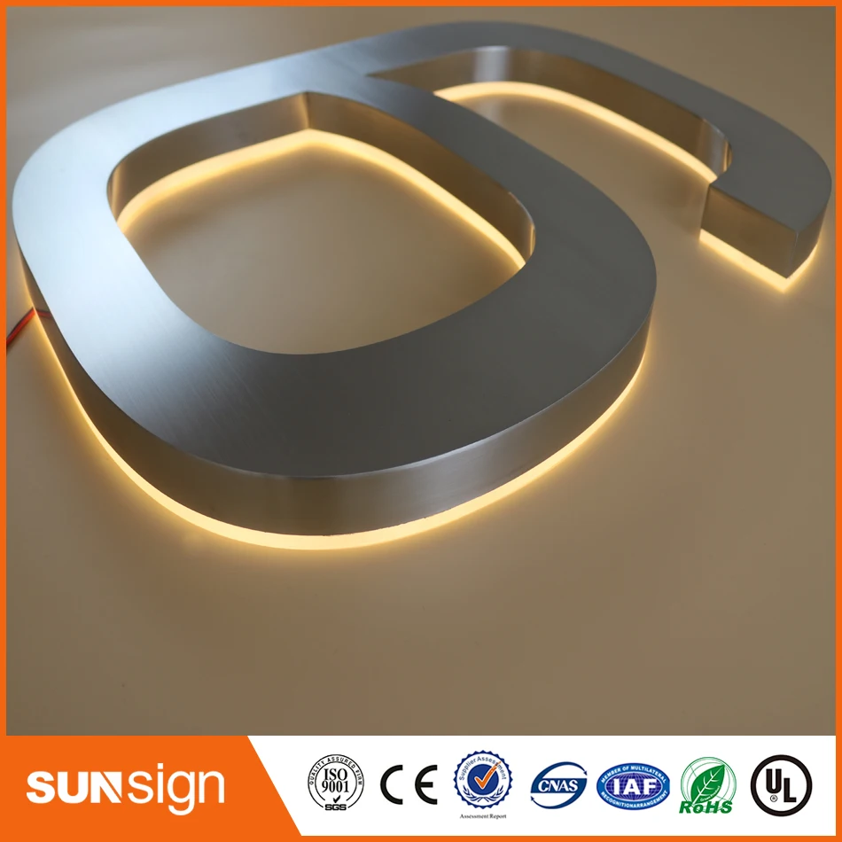 3d светодиодные буквы для онлайн покупок H 35 см наружная вывеска материал сделай