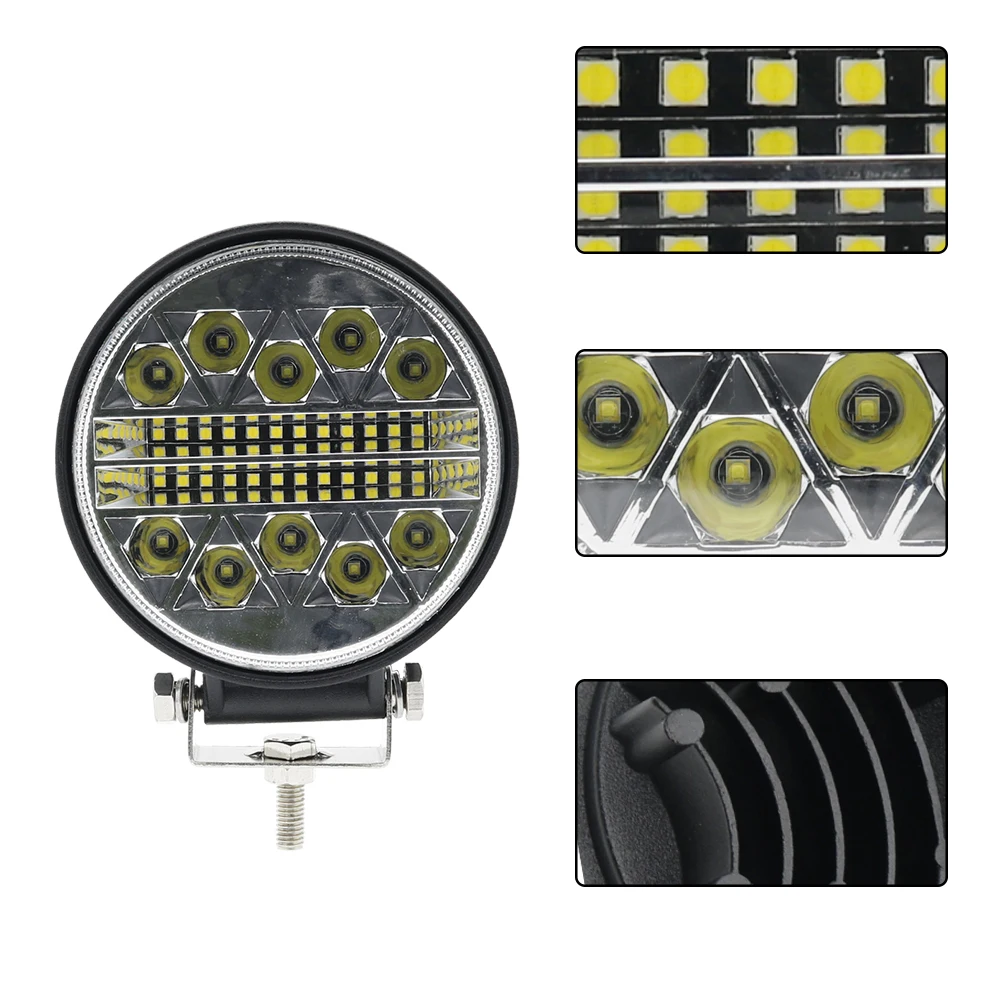 Пара 4 дюймовых 62 Вт полноприводных внедорожников грузовиков тракторов лодок