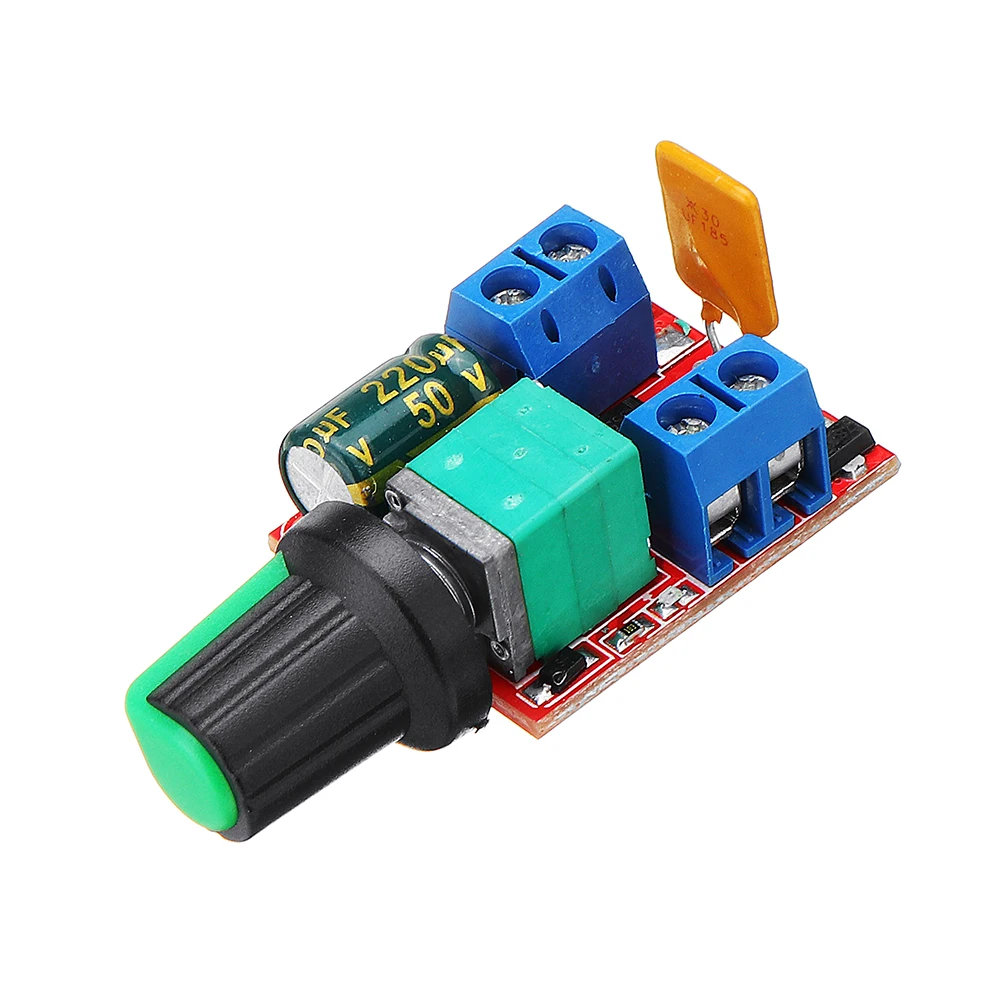 DC 3V к 35V 5A 90W Мини мотор контроллер скорости ШИМ модуль регулятор регулируемый