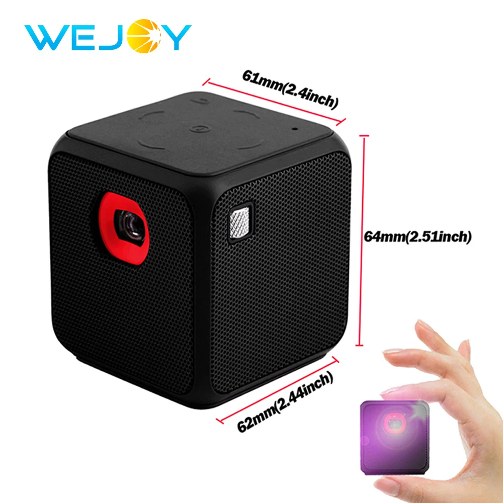 Умный мини-проектор Wejoy проектор Android 7 1 DLP портативный с Wi-Fi для телефона