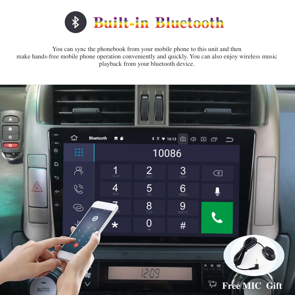 Android 9,0 Автомагнитола 2 Din gps Navi для Toyota prado 150 2010 2011 2012 2013 PX6 DSP ips HDMI выход 4 Гб+ 64 Гб RDS wifi RDS USB