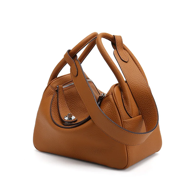 Женская сумка из сплит-кожи Lindi в виде личи для доктора через плечо известный