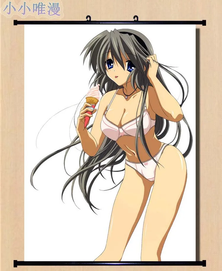 Японский аниме Кланнад сексуальная девушка сакагами Томойо и миядзава юкин