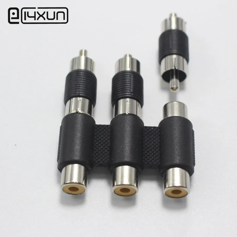 5 шт. черный одинарный двойной кабель удлинитель для аудио и видео|rca audio connector|rca
