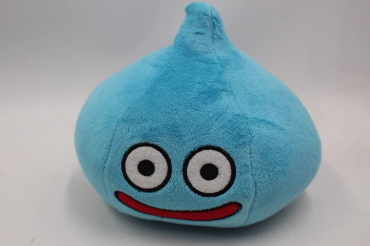 Blue Slime M size Улыбка Slime плюшевая кукла Dragon Quest Полотенца Slime hoimi Slime синего, желтого, розового цвета, размеры S - Цвет: Blue Slime M size
