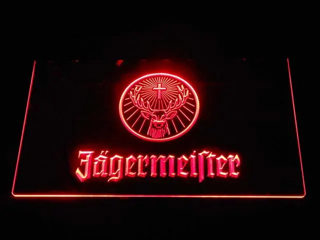 A288 Jagermeister светодиодный неоновый знак с головой оленя|Таблички и знаки| |
