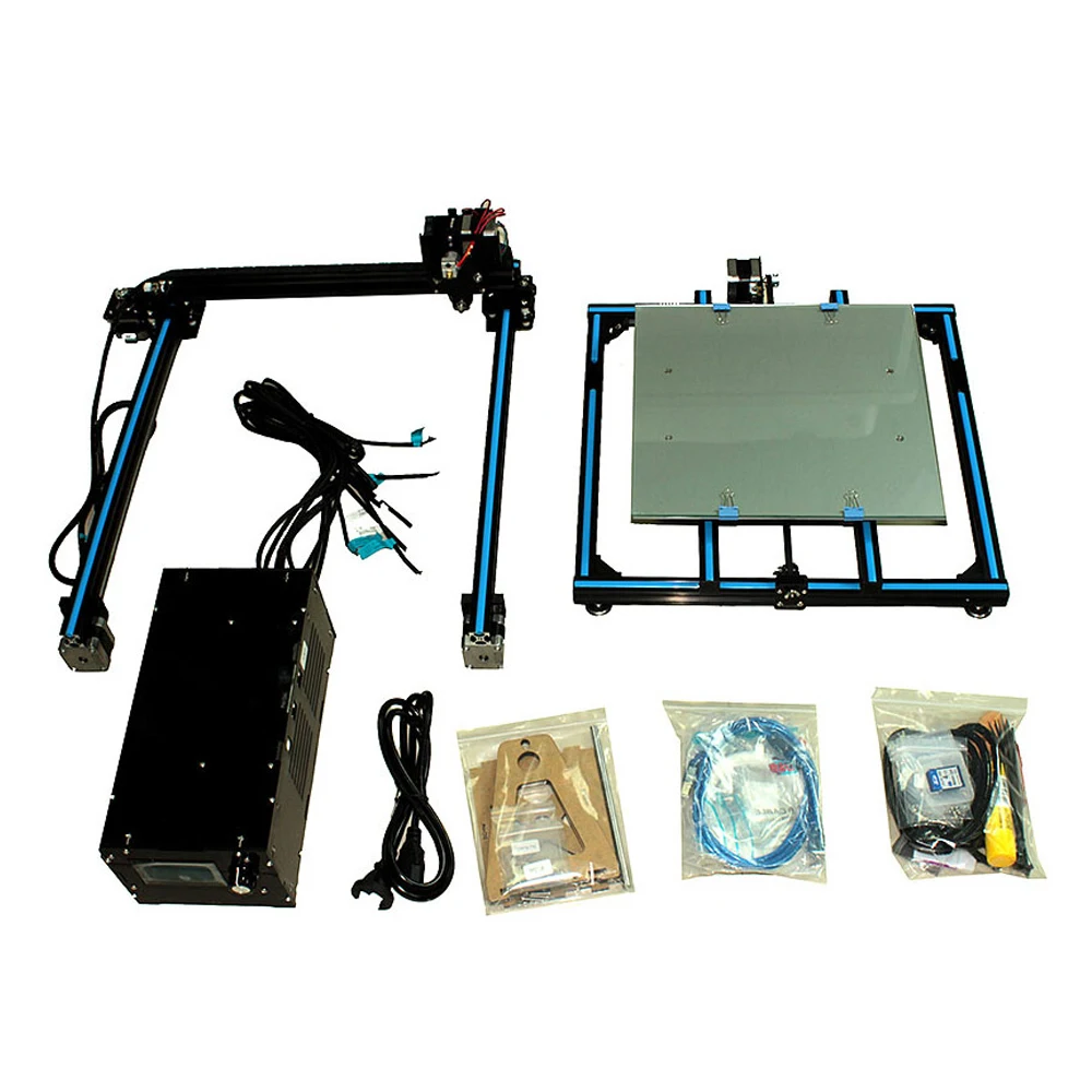 HCmaker 7 3D Printer MK9 Extruder Multi-Language Large Kit DIY High Precision Drucker 3.5 inch Screen PLA ABS | Компьютеры и офис