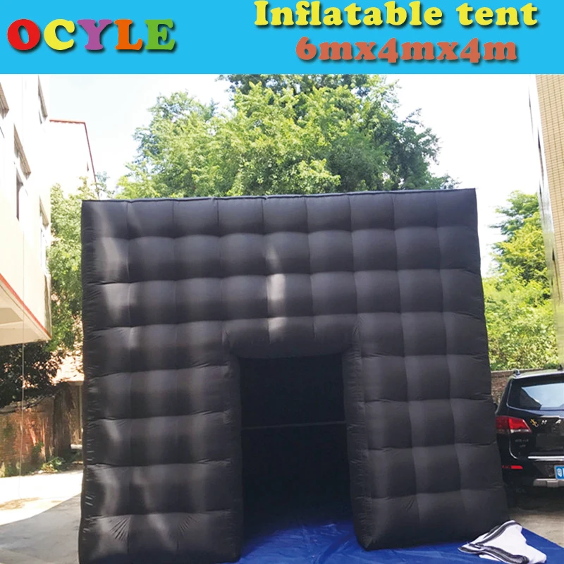 Черная надувная кубическая палатка для улицы 6 м|outdoor inflatable|tent inflatableinflatable outdoor |