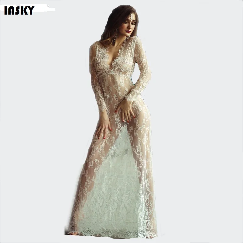 

sexy Deep V Lace swimsuit cover up Sarong Beach Dress Women Swimsuit Beachwear Beach Tunic Bathing Suit saida de praia