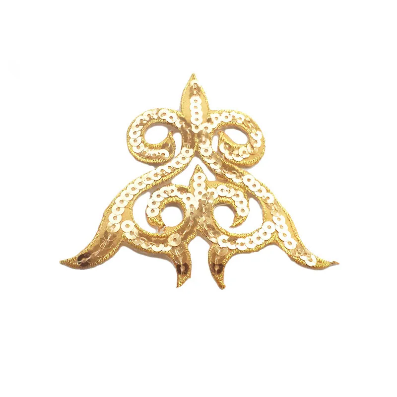 10 шт./блестки вышитая цветочная ткань сделай сам аксессуары для одежды анимация